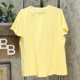 NWT Isaac Mizrahi Live! Essentials Pima Cotton Crew Neck Swing Tee. A378936 XS M