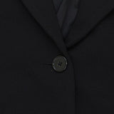 DG2 by Diane Gilman Plus Size Stretch Crepe Blazer Black 2X