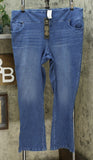 DG2 by Diane Gilman Stretch Knit Twill Boot Cut Jeggings Midtone Plus 2X