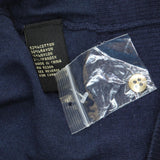 DG2 by Diane Gilman Quad Blend Long Sleeve Button Front Cardigan Navy Blue 1X