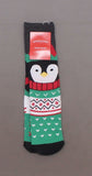 Wondershop Women's Penguin Terry Lined Crew Socks With Grippers
