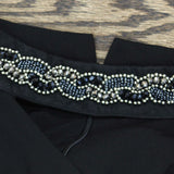 Lisa Rinna Collection Sheer Sleeve Full Length Jumpsuit Black XL