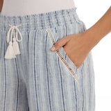 NWT Briggs Women's Smoked Waist Linen Blend Shorts. 1372191 Small