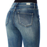 Skinnygirl Women's 5 Pocket Straight Leg Jeans