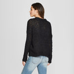 Universal Thread Women's Bumpy Textured Boucle Pullover Sweater