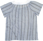 Style & Co. Women's Crochet Trim Flutter Sleeve Knit Top