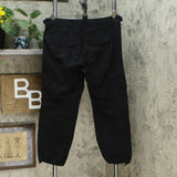 Blossom & Clover Women's Cargo Ankle Capri Pants Black 14