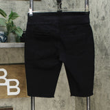 DG2 by Diane Gilman Classic Stretch Pull On Bermuda Shorts Black Petite Small