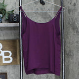 A New Day Women's Lined Tank Top Purple XS