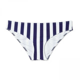 Shade & Shore Women's Nautical Ribbed Hipster Bikini Bottom