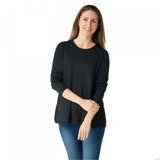 Denim & Co. Plus Size Essentials Heavenly Jersey Hi Low Tunic Top