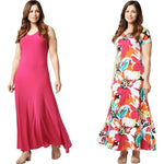 Attitudes by Renee Women's Petite Como Jersey Set Of 2 Maxi Dresses