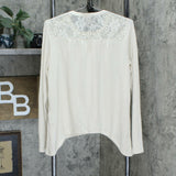 Knox Rose Women's Long Sleeve Waffle Knit Henley Top