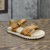Cat & Jack Toddler Girls' Shaelyn Footbed Sandals Cognac Brown 8