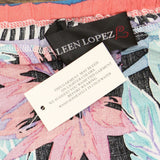 Colleen Lopez Women's Off The Shoulder Mixed-Print Blouse