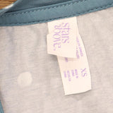 Stars Above Womens Knit Stretch Pajama Sleep Set 1629E Blue Polka Dot XS