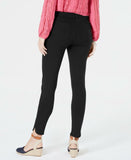 Style & Co. Women's Zippered-Hem Skinny Pants Black 8