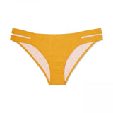 Shade & Shore Women's Ribbed Side Detail Cheeky Bikini Bottom