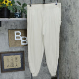 AnyBody Tall Cozy Knit Side Rib Jogger Pants Cement Large Tall