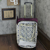 Samantha Brown NWT 26 Inch Lightweight Expandable Spinner Suitcase Purple