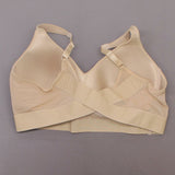 Rhonda Shear Women's Plus Size Mesh Back Detail Molded Cup Bra