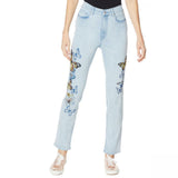 DG2 by Diane Gilman Women's Classic Stretch Artwork Printed Jeans