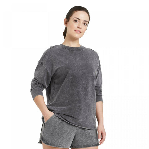 All In Motion Women's French Terry Crewneck Pullover Sweatshirt