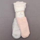 Jane and Bleecker Women's 2 Pack Sherpa Lined Slipper Socks