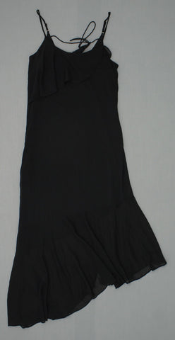 Xhilaration Women's Lace Up Back Asymmetrical Maxi Dress Black XS Biggybargains Xhilaration Women's Lace Up Back Asymmetrical Maxi Dress Black XS Biggybargains