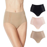 Rhonda Shear Women's Plus Size 3 Pack Mesh Detail Brief Panties