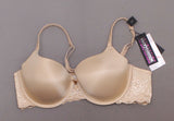 Curvy Couture Womens Underwire T-Shirt Bra Nude 38C