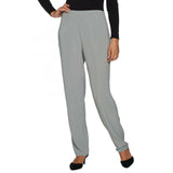 Susan Graver Women's Petite Essentials Lustra Knit Pants