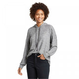Knox Rose Women's Rib Knit Hoodie Sweatshirt