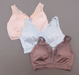 Rhonda Shear 3 Pack Betty Pin Up Bra With Removable Pads and Back Closure