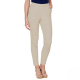 Lemon Way Women's Tall Flawless Twill Pull On Ankle Pants