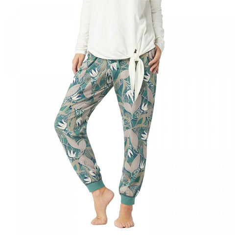 NWT AnyBody Womens Cozy Knit Floral Jogger. A372083 X-Small