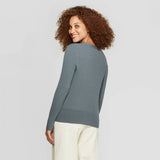 A New Day Women's Ribbed Long Sleeve Button Front Cardigan Sweater