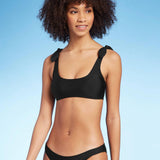 Xhilaration Juniors' Shoulder Tie Bralette Bikini Top