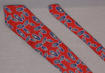 Lands' End Varigated Geometric Hand Sewn All Silk Necktie Tie