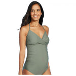 Isabel Maternity By Ingrid & Isabel Halter Neck Wrap One Piece Swimsuit