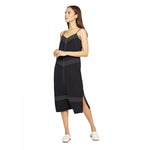 Mossimo Women's Sleeveless Midi Slip Dress with Top Stitch Details