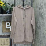 Isaac Mizrahi Live! Women's SOHO Fuzzy Fleece Lined Full Zip Hoodie