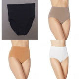 Rhonda Shear Women's Plus Size Seamless High Waist Ahh Brief Panty