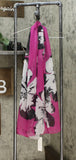 Calvin Klein Women's Pop Flower Chiffon Rectangle Scarf