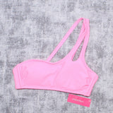 Xhilaration Women's One Shoulder Bralette Bikini Top