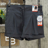 MPG Mondetta Performance Gear Women's Pleated Stretch Cuffed Travel Shorts