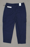 Prologue Women's Straight Leg Cropped Cargo Dress Pants