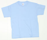 Gildan NEW Ultra Cotton Youth Short Sleeve T-Shirt Tee Blue Medium 03177