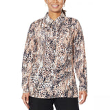 DG2 by Diane Gilman Women's Plus Size Signature Collection Silk Blend Blouse