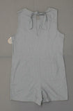Junk Food Mickey Mouse Cotton Linen Blend Sleeveless Embroidered Romper